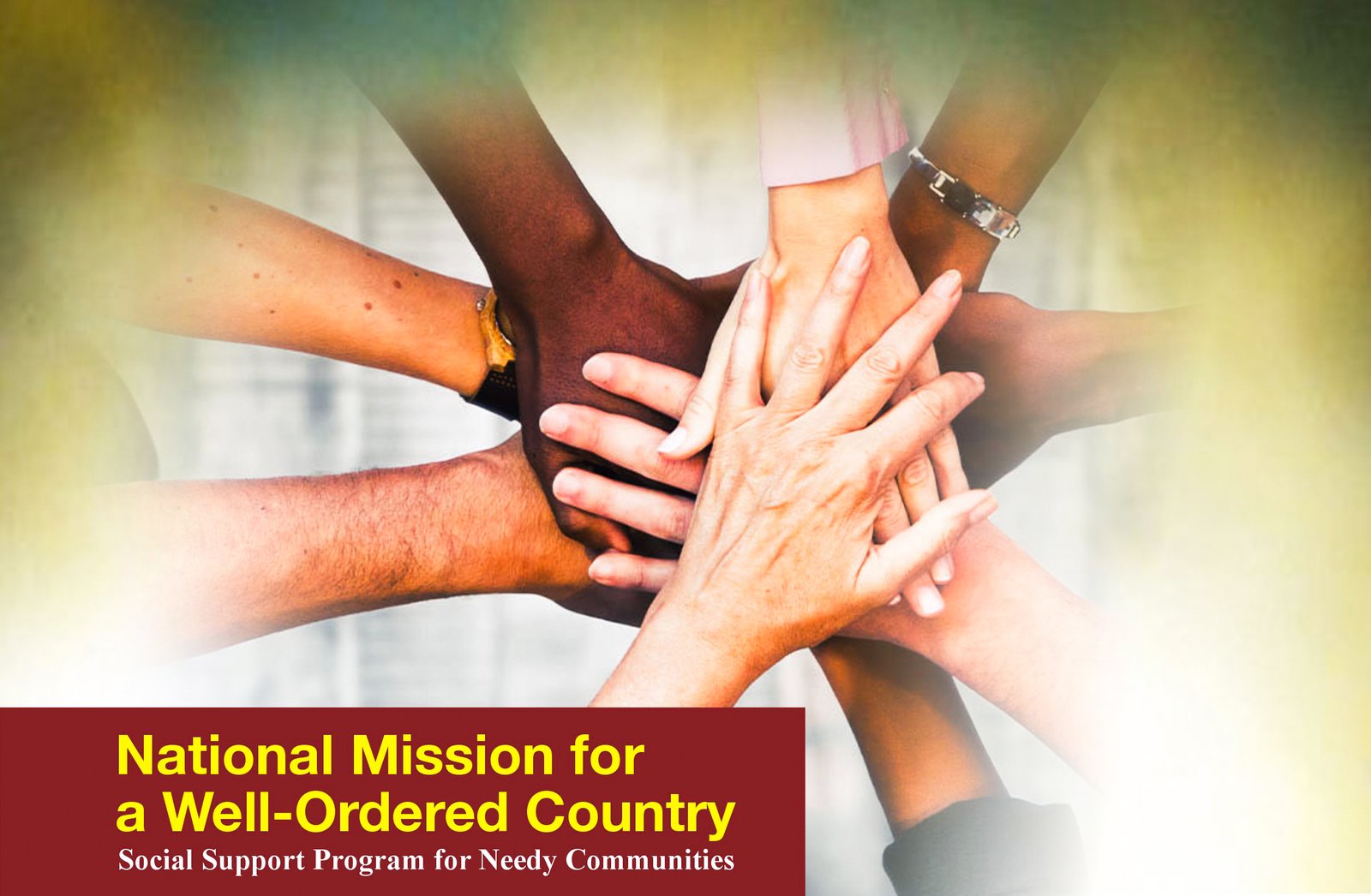 Team working together on a community project